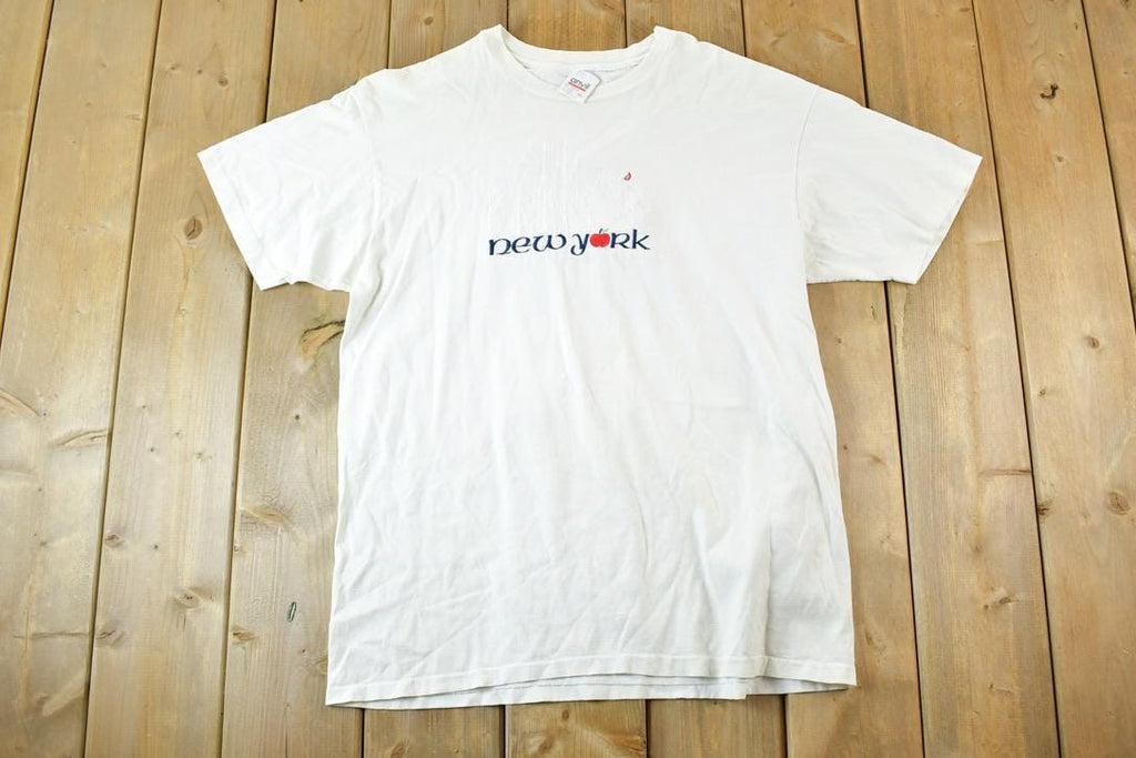 Vintage 1990s New York Twin Towers Souvenir T-Shirt Men's L