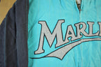Vintage 1990s Florida Marlins MLB Full Zip Mirage Jacket