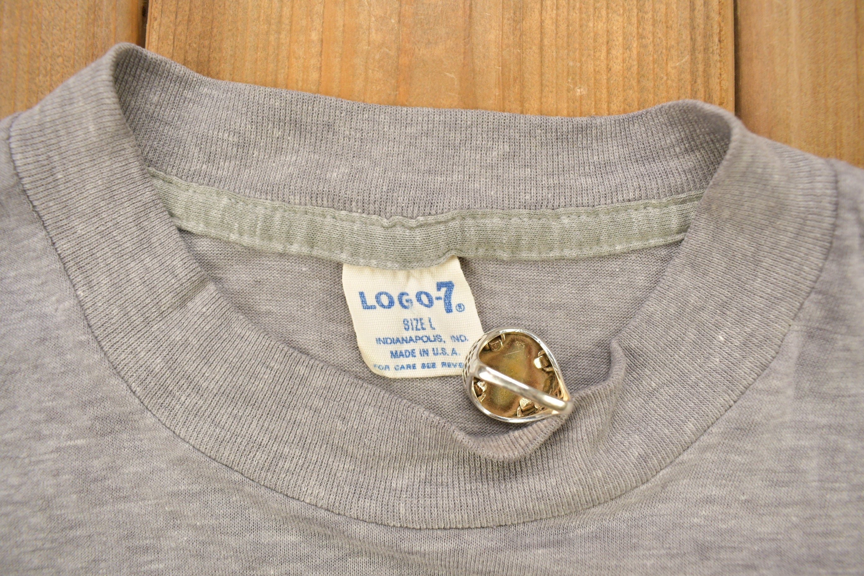 Vintage 1970s Cleveland Browns NFL Logo 7 Graphic T-Shirt  Made In USA  Single Stitch  NFL  Sportswear  1970s Football T Shirt