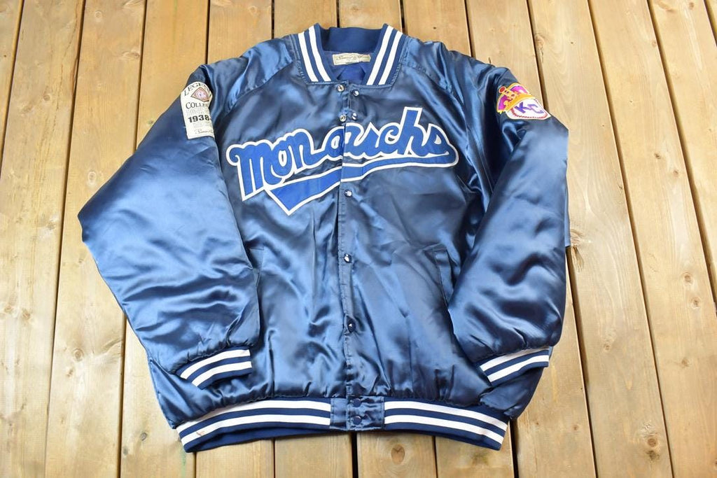 Vintage 1990s Buck Oneil Kansas City Monarchs MLB Baseball Jacket