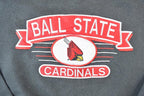 Vintage 1990s Ball State Cardinals Baseball Crewneck Sweatshirt