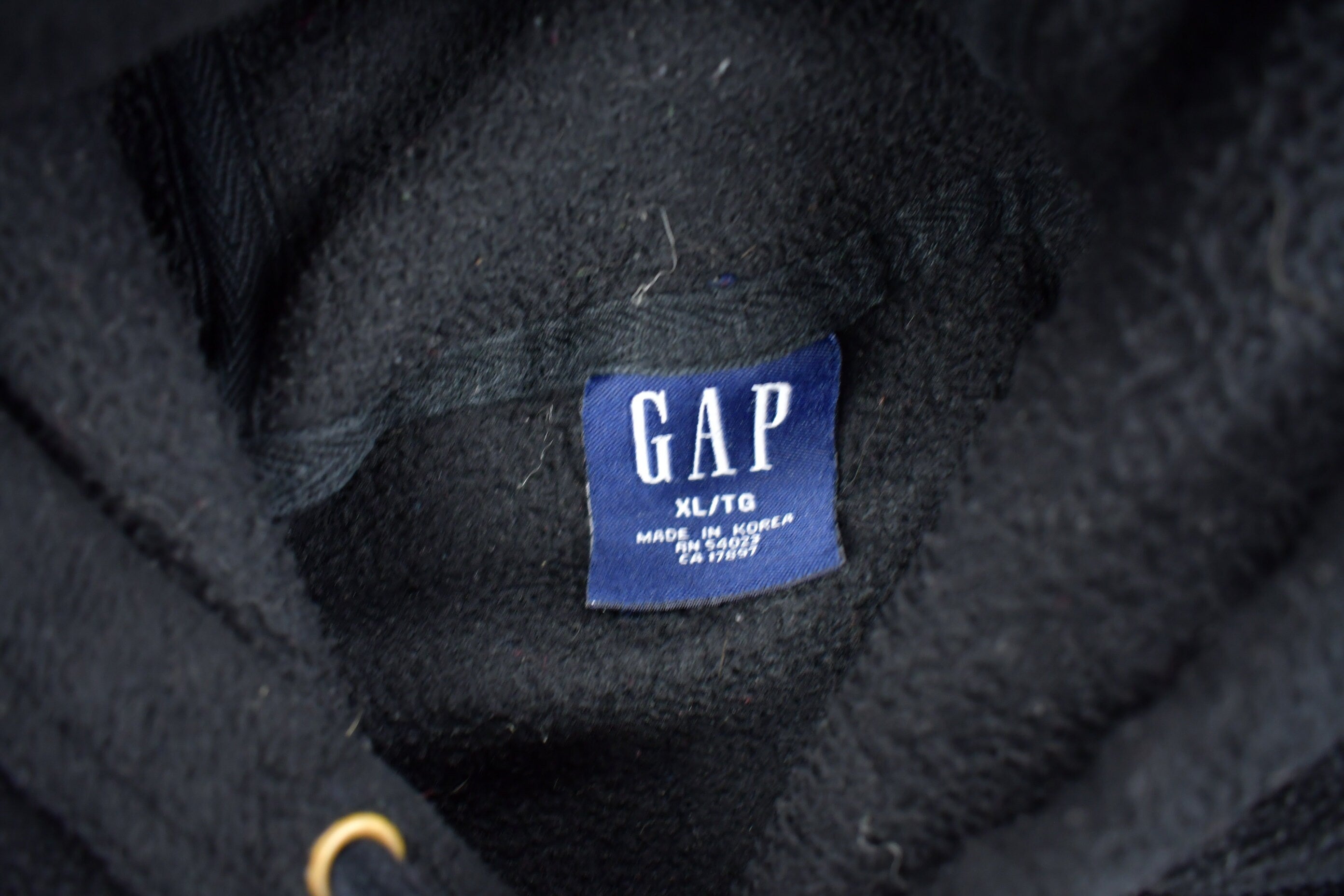 Vintage 1990s GAP Embroidered Fleece Hoodie
