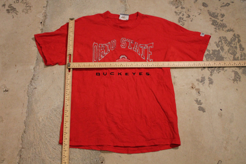 Vintage 1990s Ohio State University Buckeyes Embroidered T Shirt