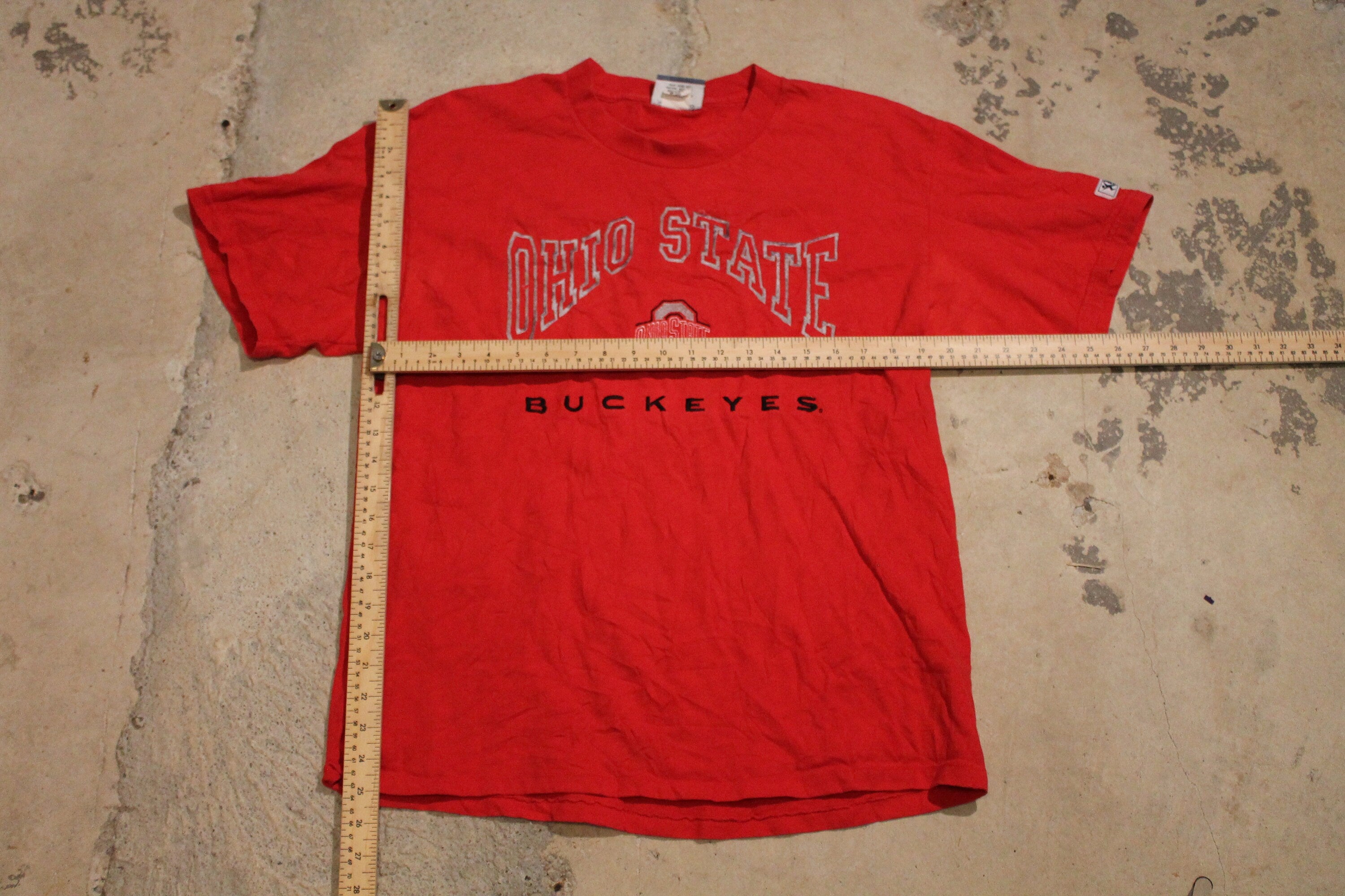 Vintage 1990s Ohio State University Buckeyes Embroidered T Shirt