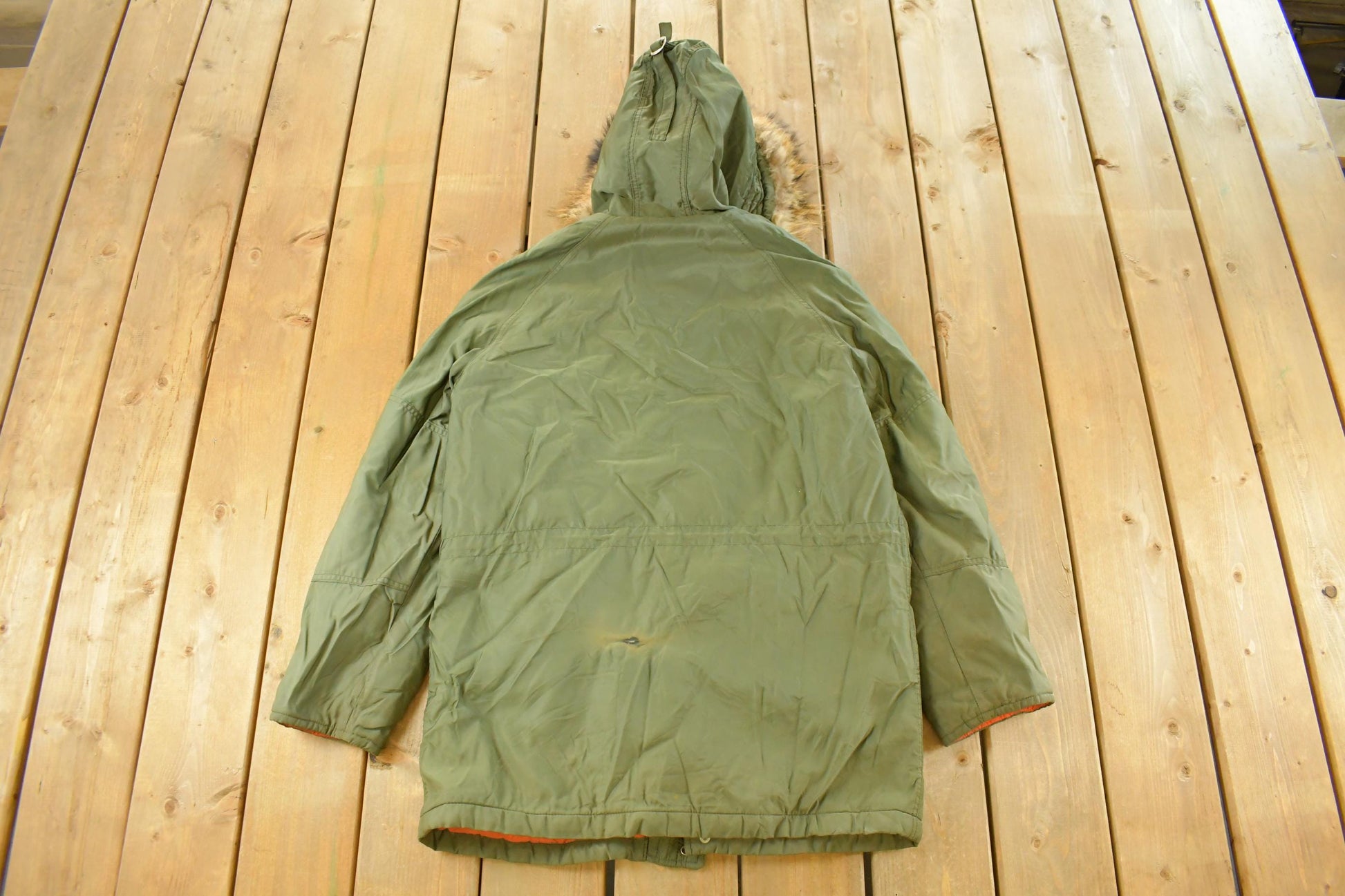 Vintage 1970s Sears N-3B Snorkel Parka Jacket Men's Large