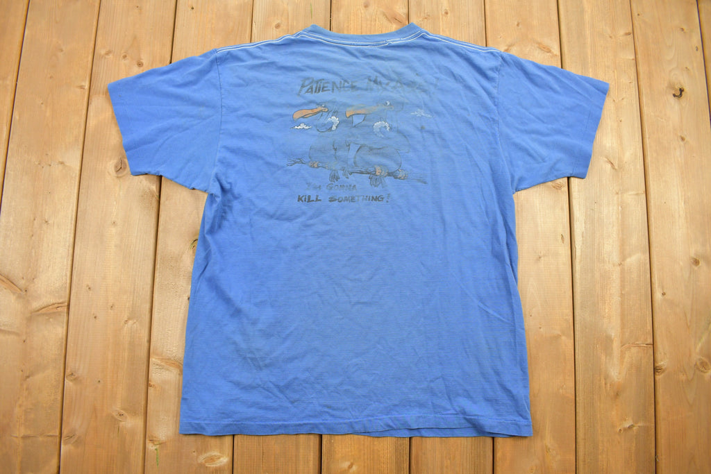 Vintage 1990s Funny Bird Graphic T-Shirt