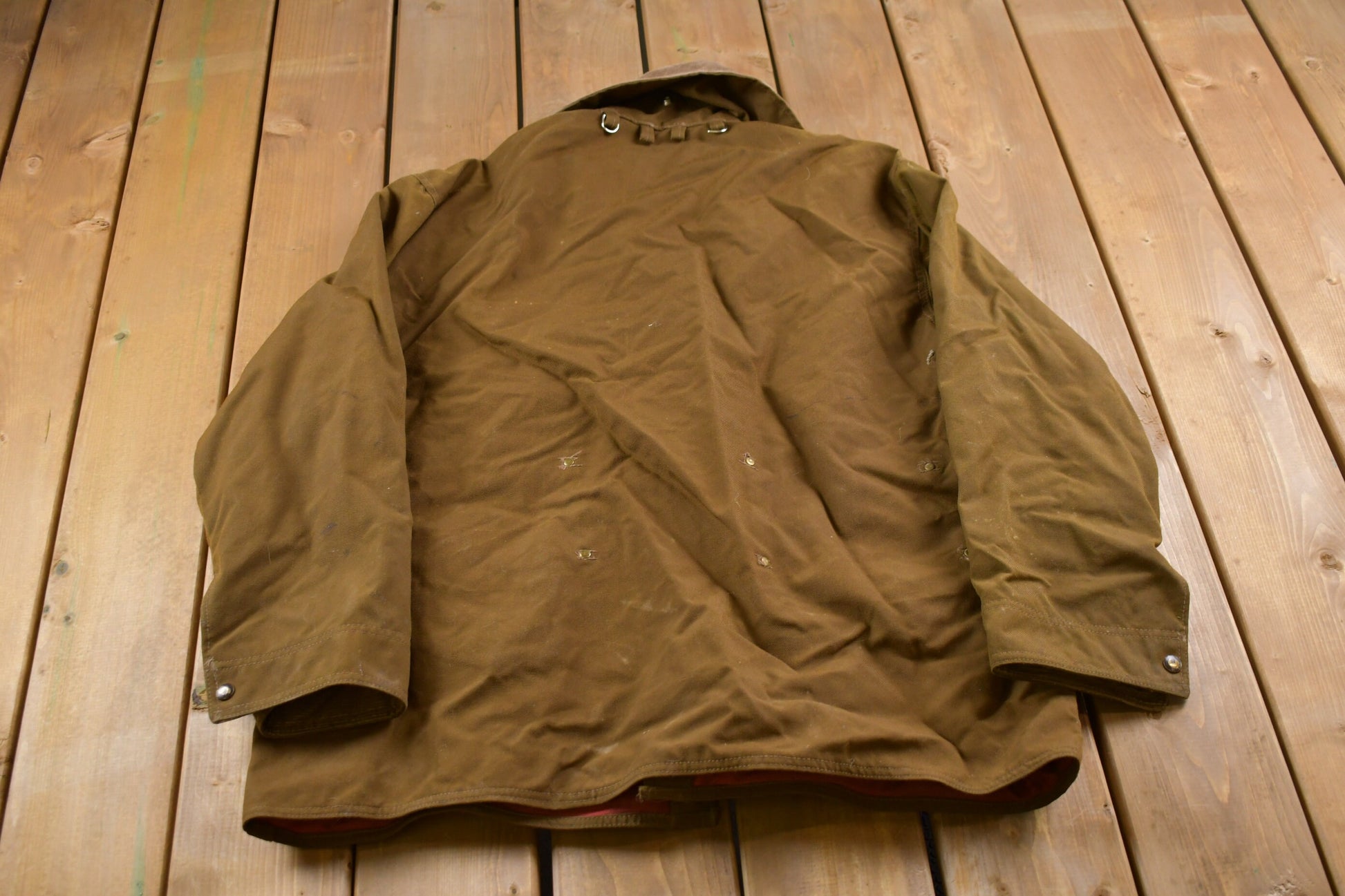 Vintage 1980s Corduroy Collar Chore Jacket