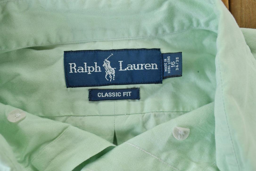 Vintage 1990s Ralph Lauren classic Fit Button Up Shirt