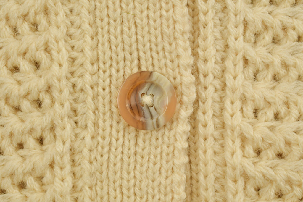 Vintage 1990s Lady Lorna Wool Knitted Cardigan Sweater