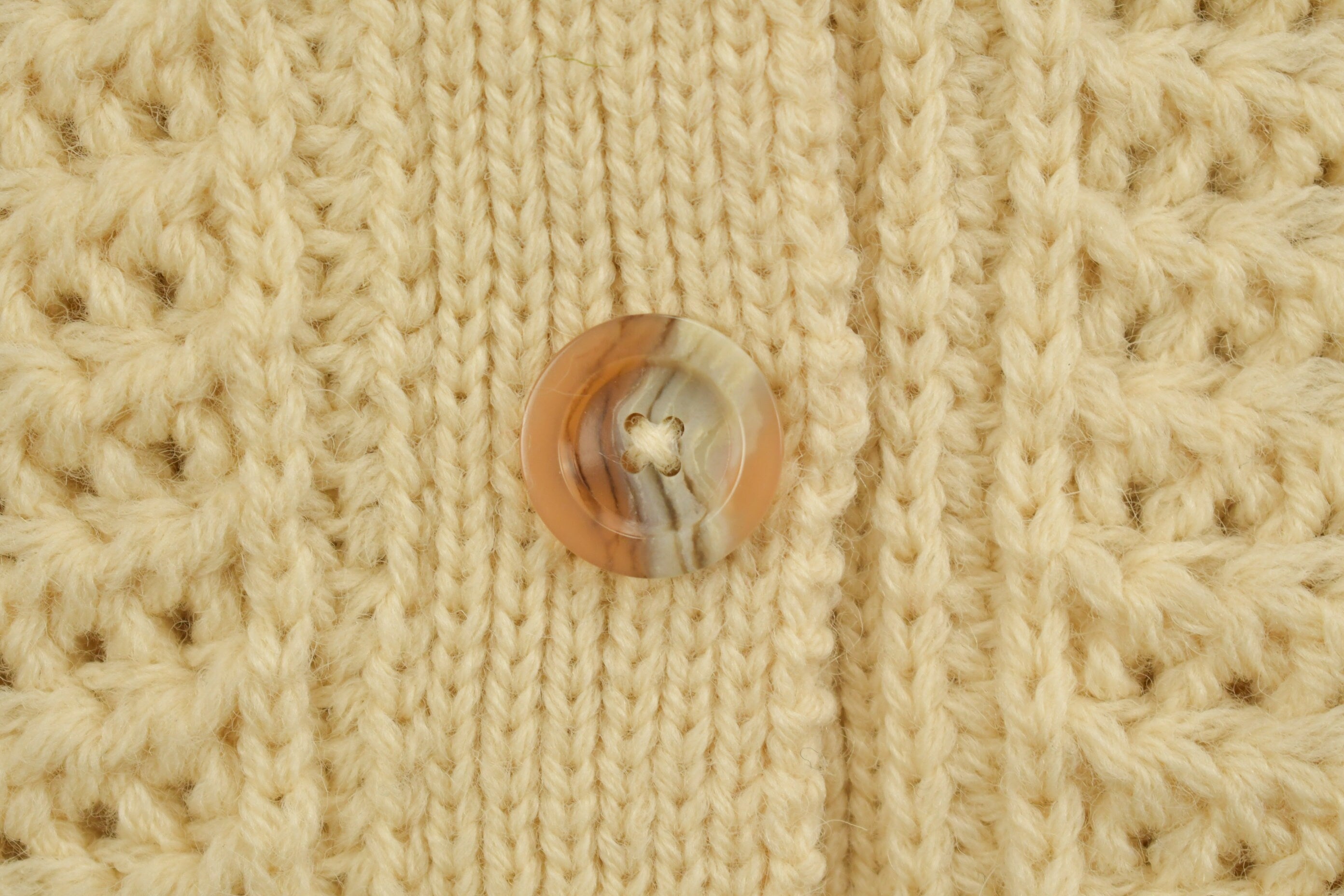 Vintage 1990s Lady Lorna Wool Knitted Cardigan Sweater