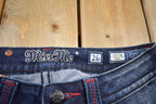 Vintage Y2K Miss Me Bedazzled Low Rise Jeans Size 26x31