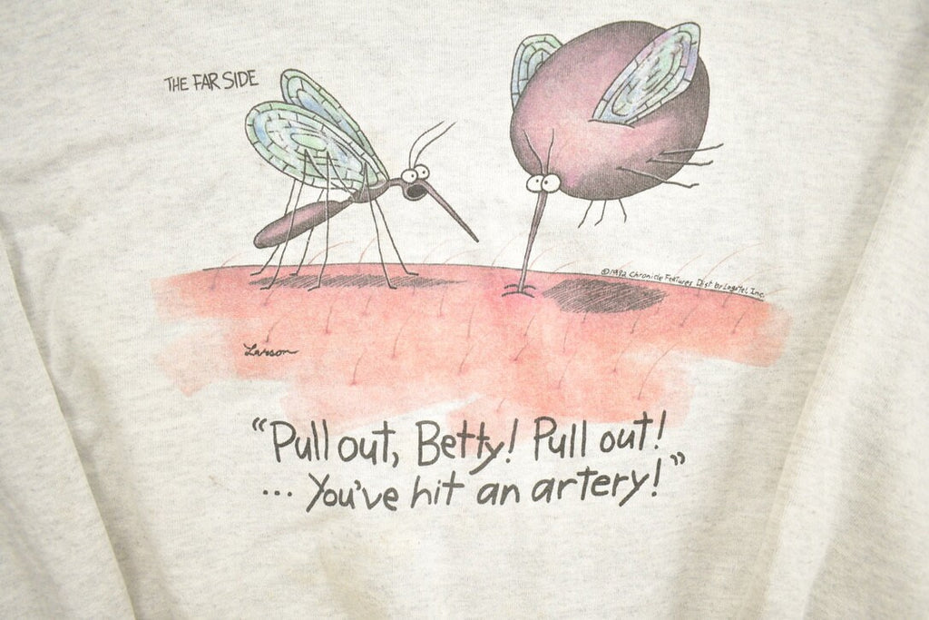 Vintage 1990s Funny Bug Themed Crewneck Sweatshirt