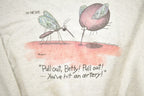 Vintage 1990s Funny Bug Themed Crewneck Sweatshirt