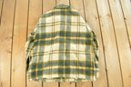 Vintage 1970s Deacon Brothers Flannel Shirt Jacket Men's Medium