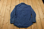 Vintage 1990s Western Button Up Denim Shirt