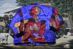 Vintage 1990s Maggie Lawrence All Over Print Full Zip Windbreaker