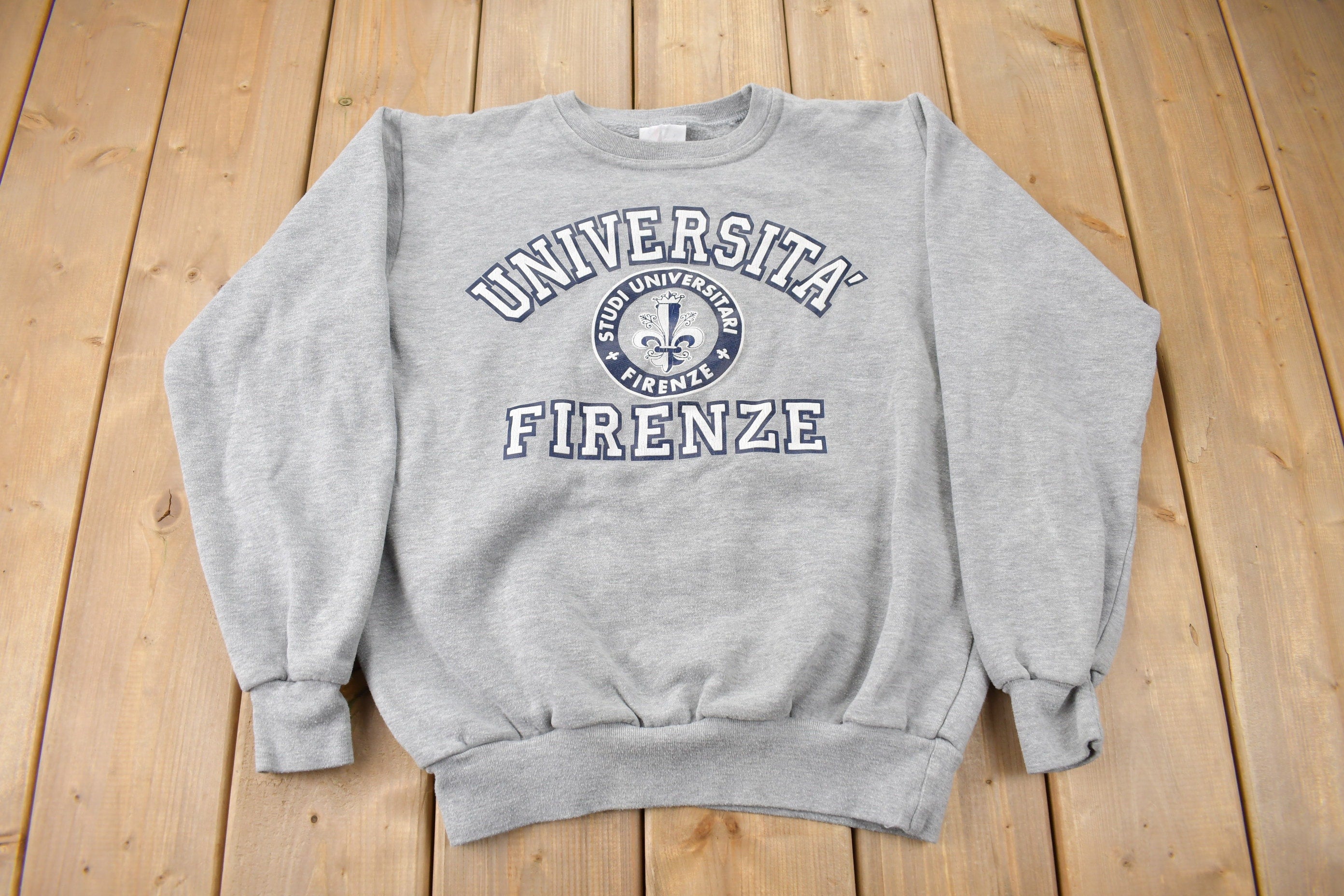 Vintage 1990s University of Firenze Collegiate Crewneck