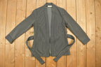 Vintage 1960s Elegant Miss of California Striped Housecoat