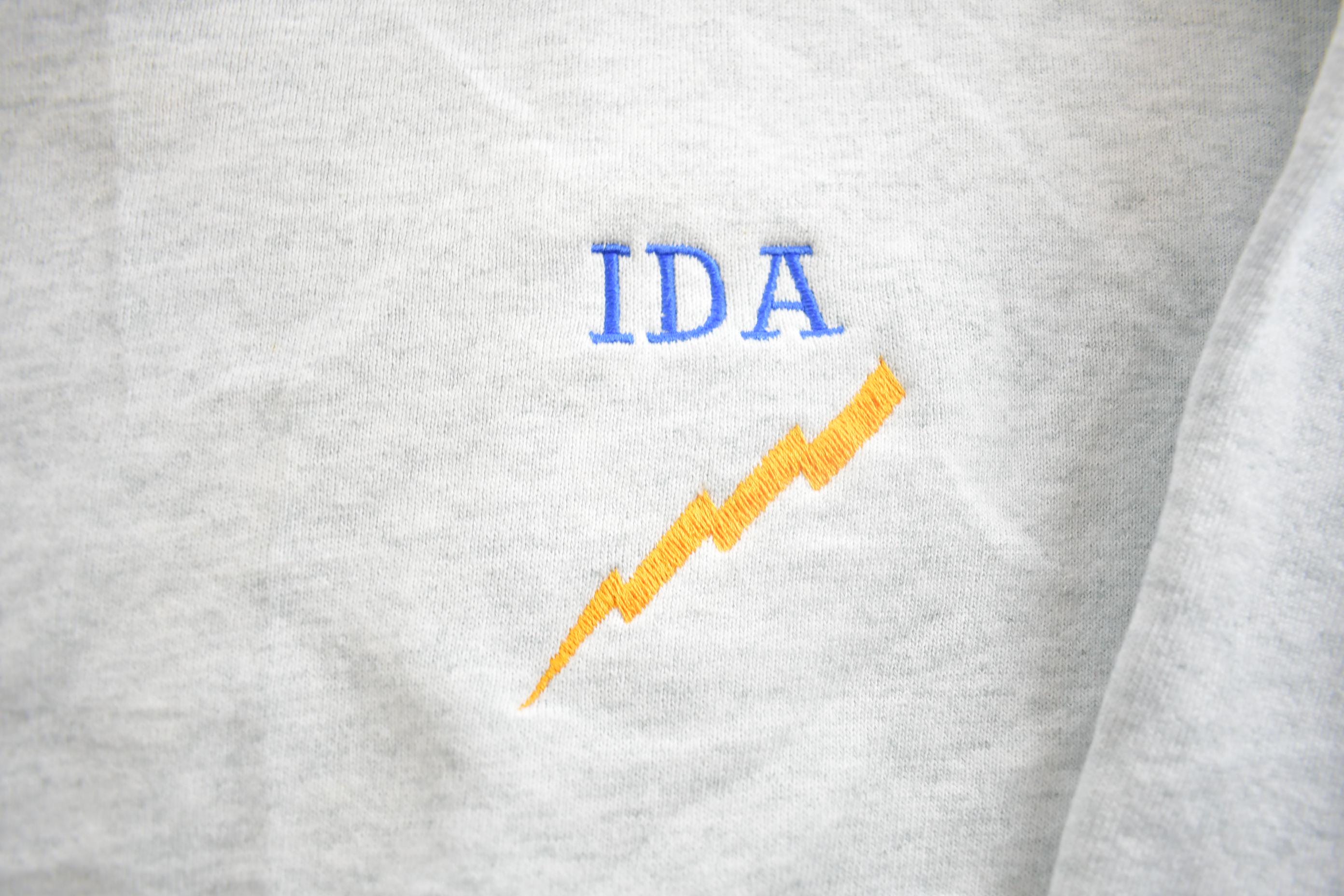 Vintage 1990s IDA Embroidered Crewneck Sweatshirt Made In USA