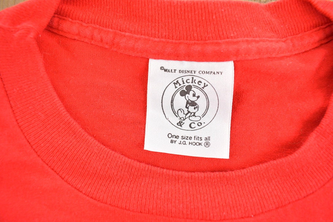 Vintage 1990s Disney Cartoon Promo T-Shirt  90s Graphic Tee  Vintage Mickey Mouse  Made In USA  90s Disney Tee