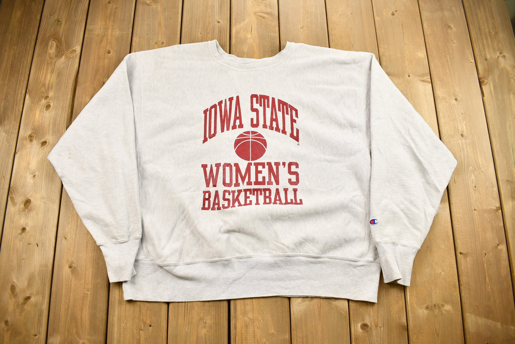 Vintage 1990s Iowa State University Women's Basketball Collegiate Crewneck