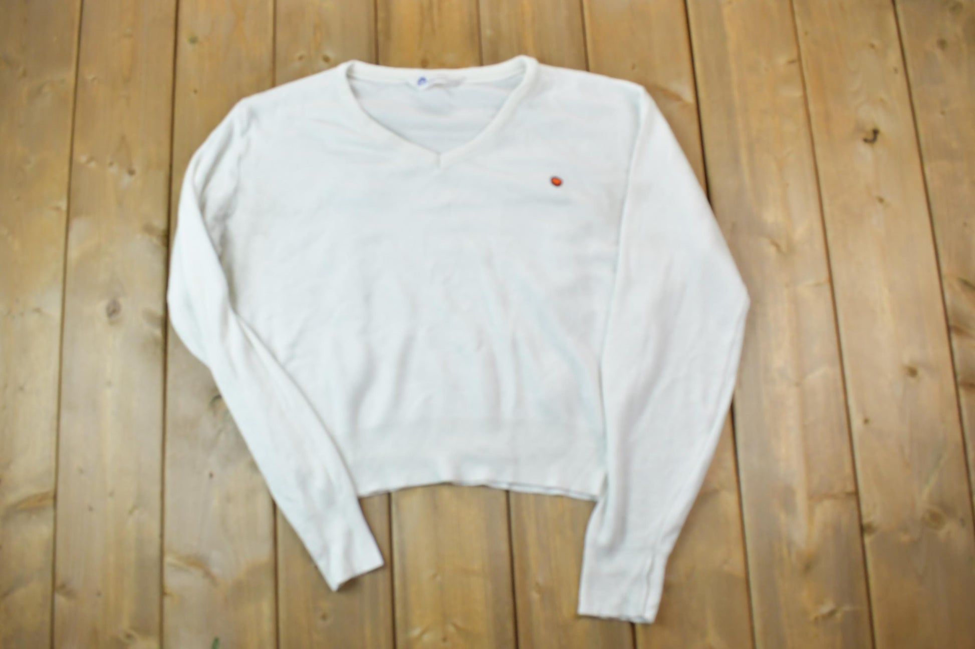 Vintage 1990s Avon Sportswear Knit V Neck Sweater /