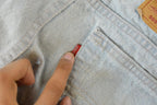 Vintage 1990s Levi's 505 Regular Fit Denim Jeans Men's 34 x 32 / 90s Levi's / Distressed Sun Faded Jeans / Made in USA