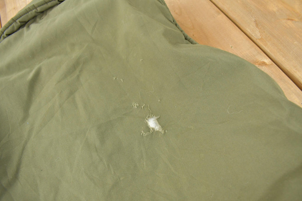 Vintage 1980s Sears Field-Masters Green Puffer Vest