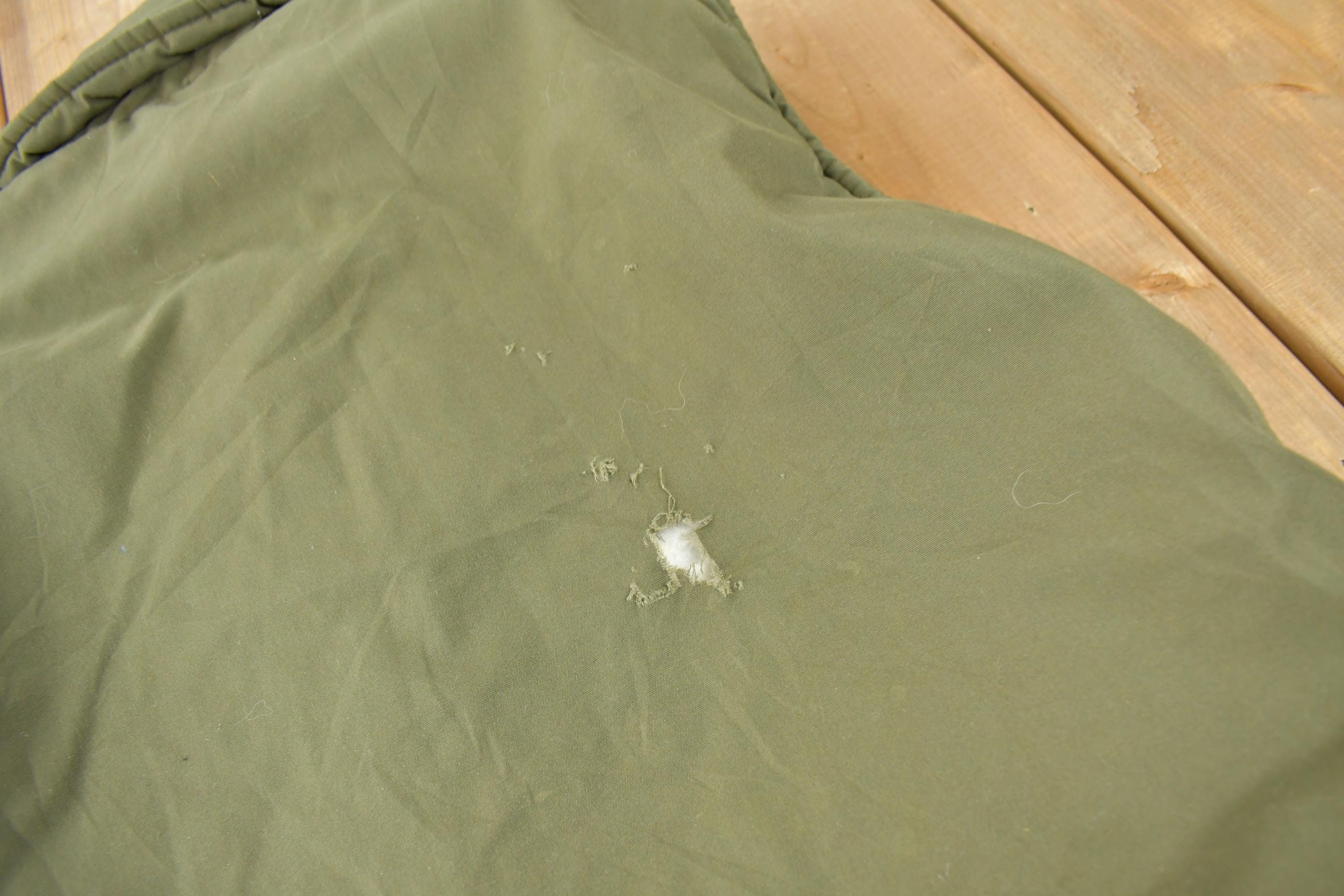 Vintage 1980s Sears Field-Masters Green Puffer Vest