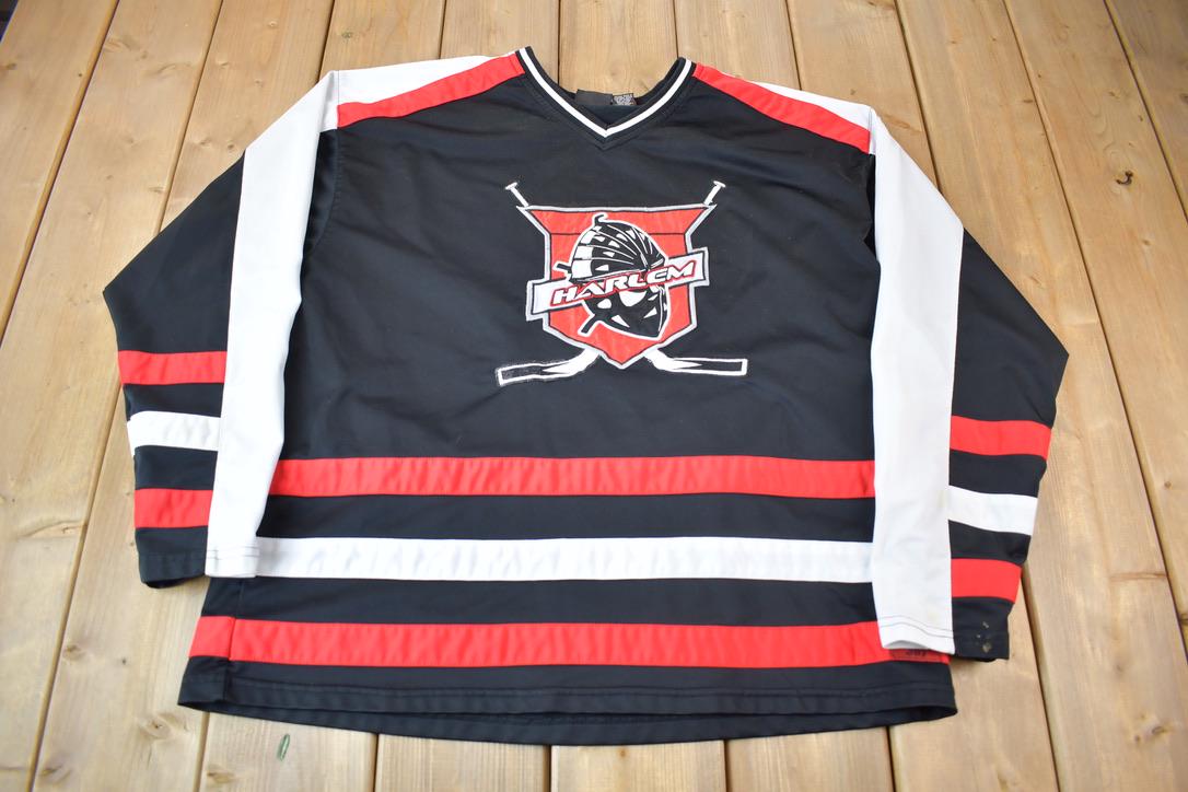 Vintage 1990s Harlem Embroidered Hockey Jersey Size XL
