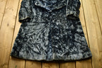 Vintage 1950s Crushed Velvet Union Made Trench Coat