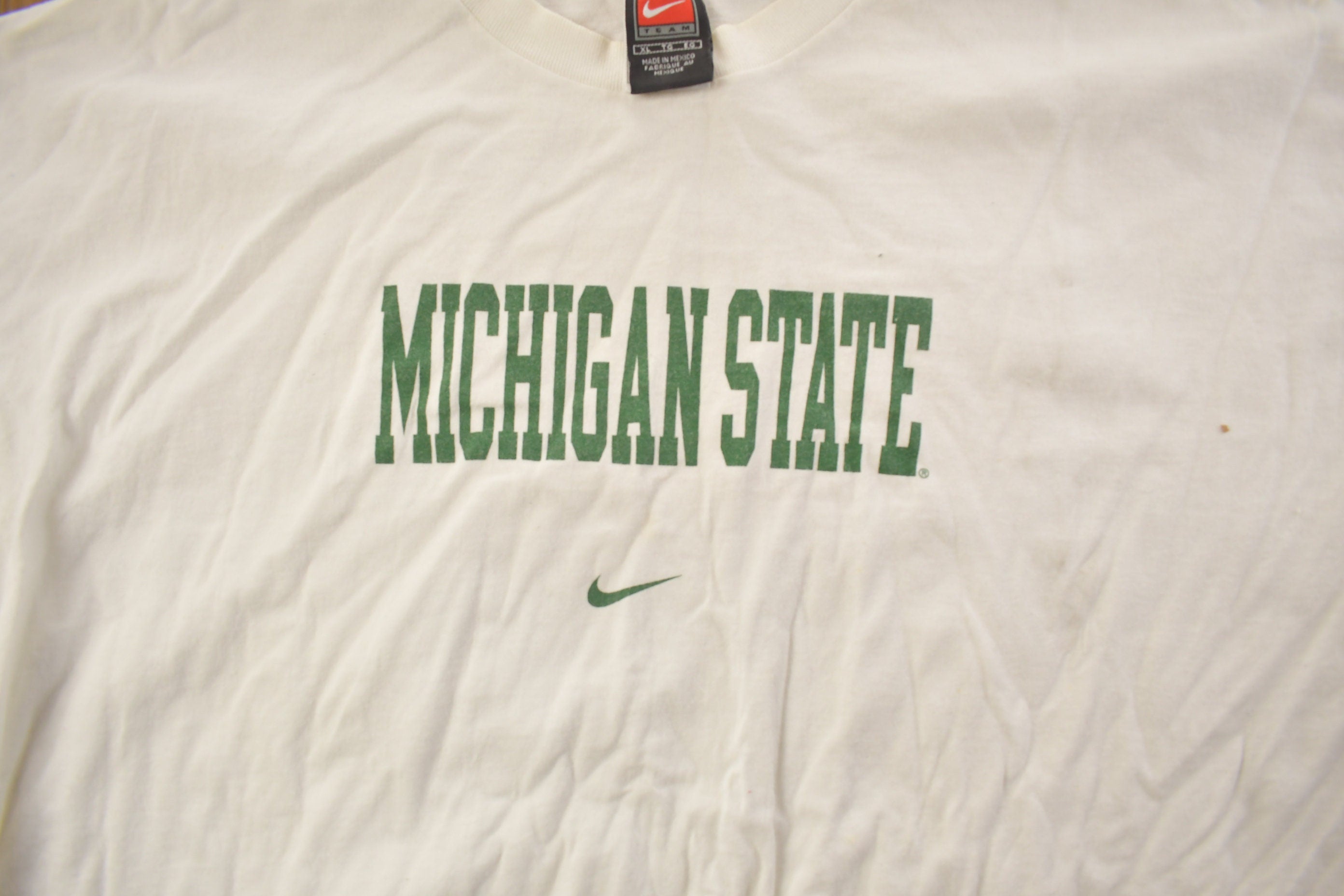Vintage 1990s Michigan State University Nike Collegiate T-Shirt