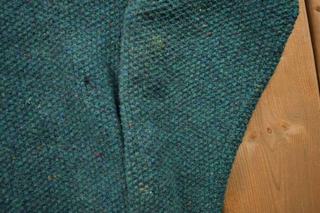 Vintage 1990s Orvis Knitted Quarter Zip Sweater / Vintage 90s Sweater / Solid Knit Sweatshirt / Colorful / Sweatshirt / Orvis Vintage Knit