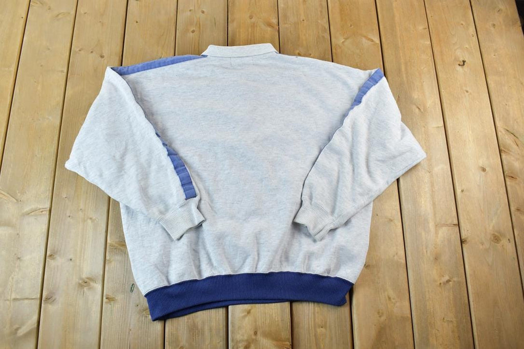 Vintage 1990s John Ashford Sport Colour Block Souvenir Crewneck Sweatshirt