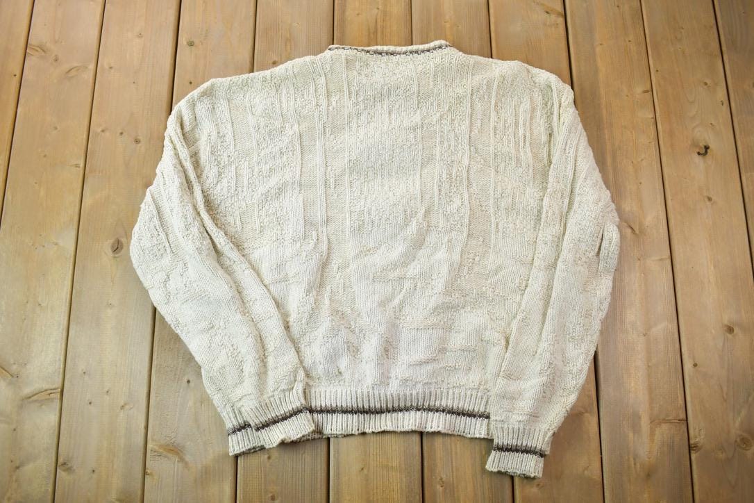 Vintage 1990s Croft & Barrow Big Buck Deer Knit Crewneck