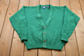 Vintage 1990s Gap Green Knitted Cardigan Sweater