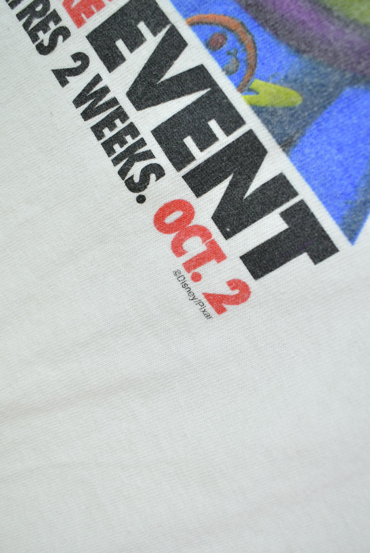 Vintage 1999 Toy Story 2 Movie Promo Graphic T-Shirt