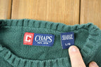Vintage 1990s Chaps Knit Crewneck Sweater