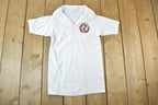 Vintage 1990s Youth Disney World Epcot Centre Cartoon Promo Polo Shirt