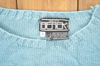 Vintage 1990s Triple Kitty Berek Hand Knit Crewneck Sweater Women's L