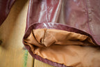Vintage 1960s Jean Pierre Faded Leather Jacket Made In Argentina