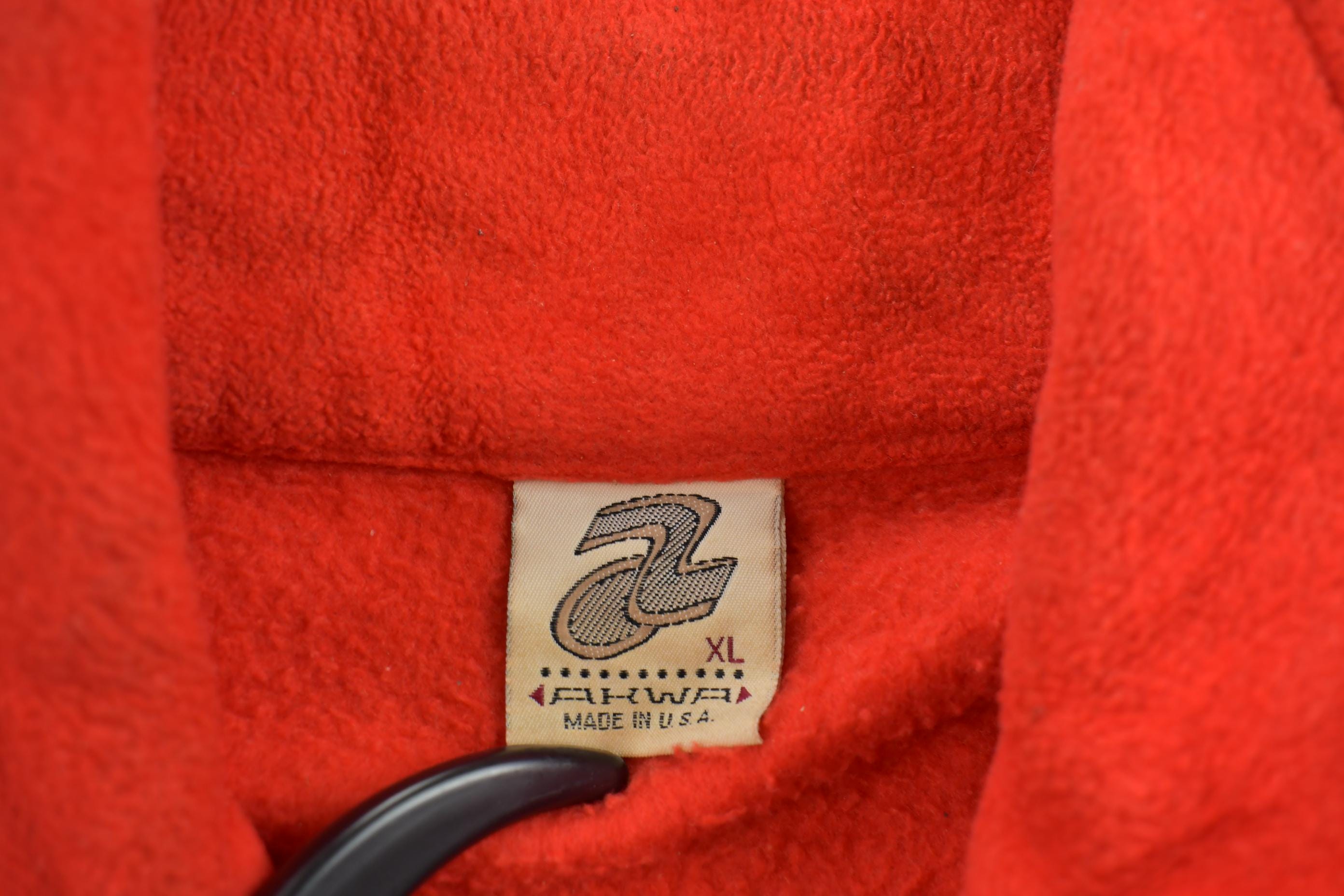 Vintage 1990s Whirlwind Vintage Gear Quarter Zip Fleece Sweater