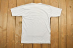 Vintage 1990s Notre Dame University Collegiate T-Shirt / NCAA Tee / Americana / Sportswear / Made In Canada / Athleisure / Sports