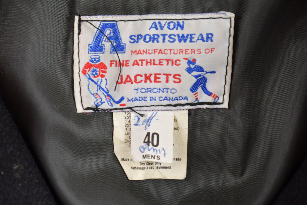Vintage 1990s Amherst Wrestling Leather Varsity Jacket