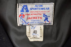 Vintage 1990s Amherst Wrestling Leather Varsity Jacket