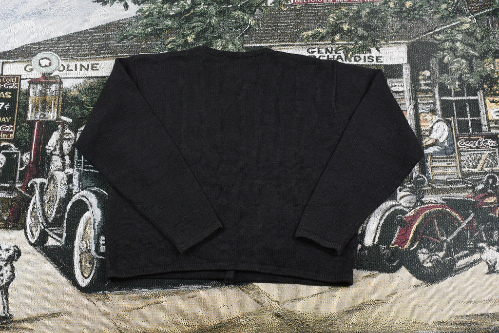 Vintage 1990s Lise J Floral Embroidered Knitted Sweater