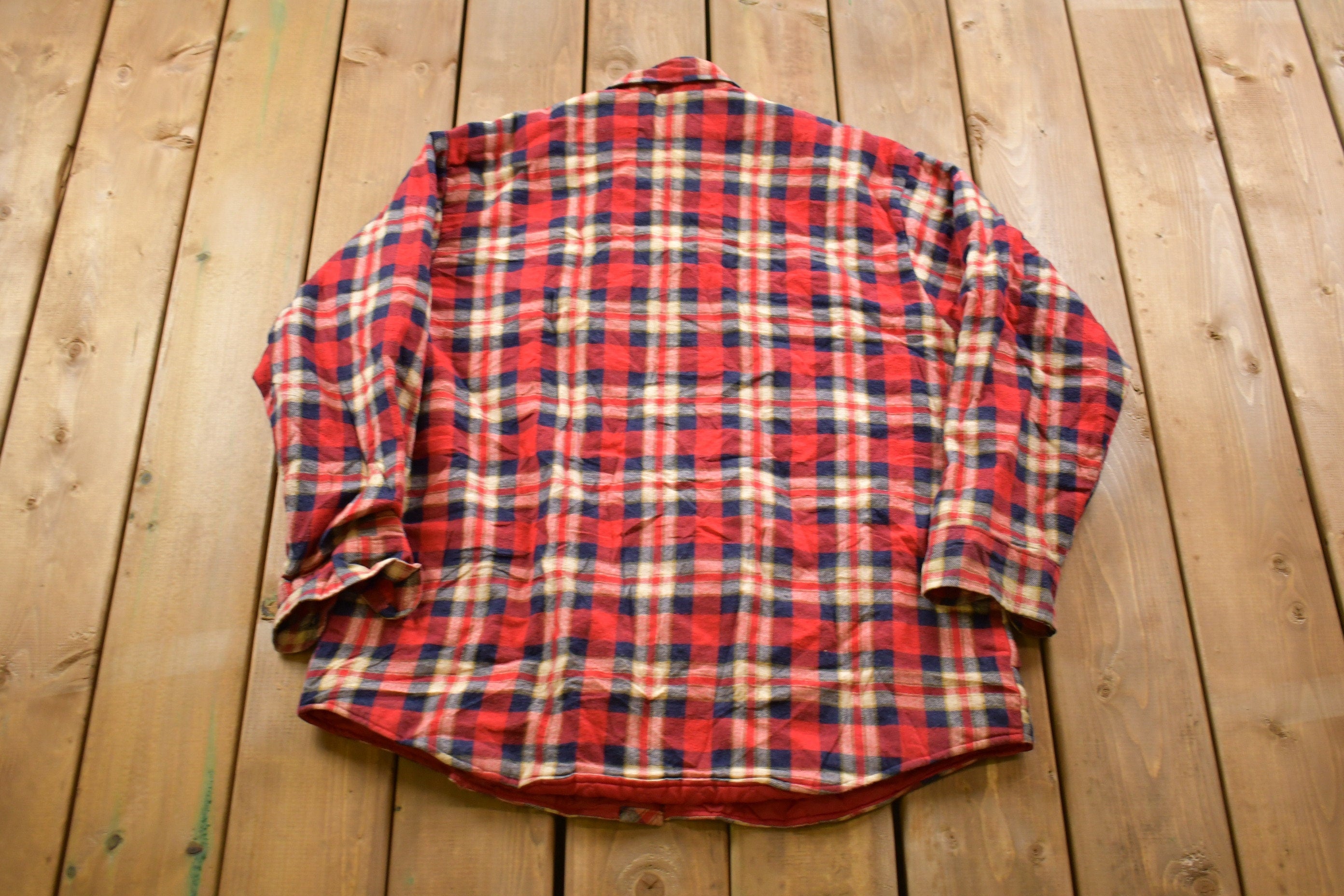 Vintage 1990s Northwest Territory Plaid Button Up Shirt / 1990s Button Up / Vintage Flannel / Plaid Flannel / Casual Shirt / Formal Shirt