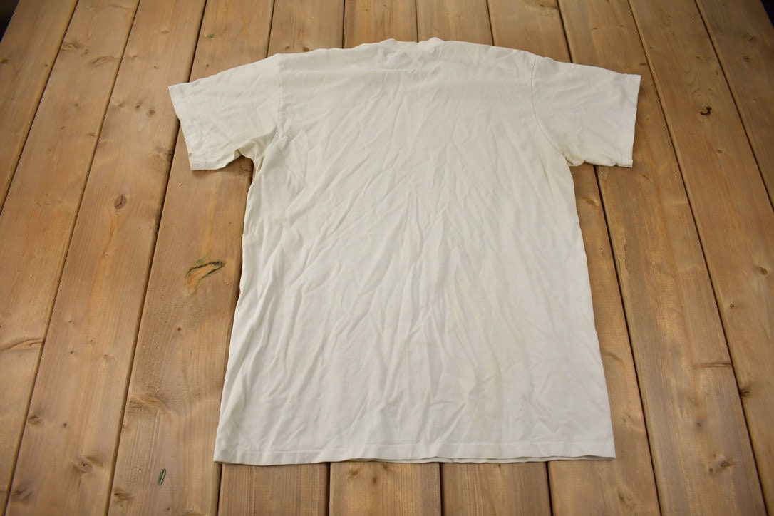 Vintage 1990s Original Spiced Rum Pirate Graphic Single Stitch T Shirt Made In USA