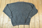 Vintage 1990s Peconic Bay Traders Knit Abstract Pattern Crewneck Sweater
