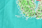 Vintage 1990s Morning Sun Hummingbird Graphic Print Collared Sweatshirt Women's L